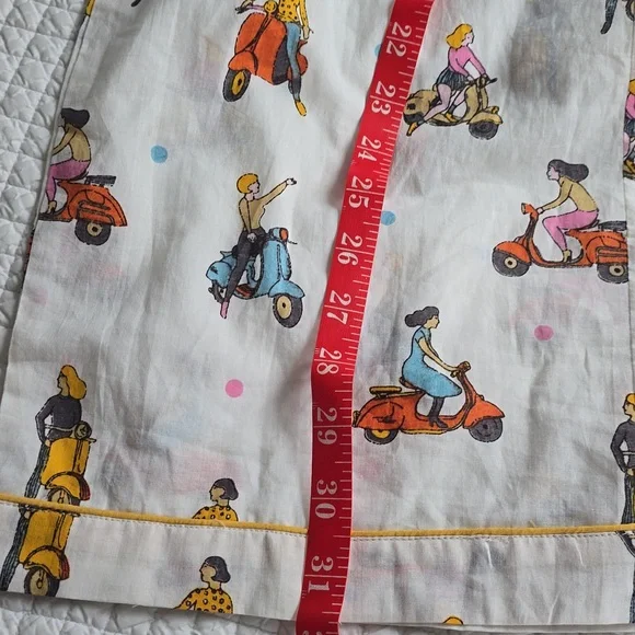 Mahogany Cotton Moto Pajamas - Picture 7 of 16